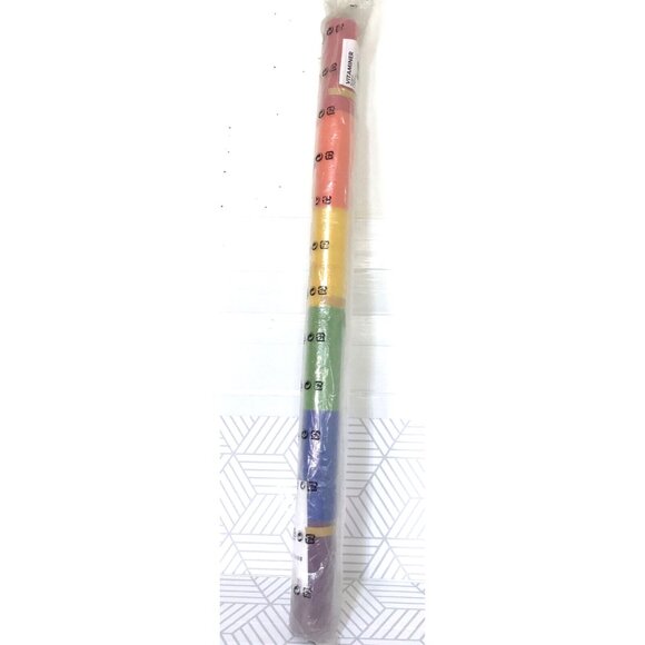 IKEA Vitaminer Rainbow Multi Color Door Curtain Drapery Divider 35x98 New - Picture 1 of 6